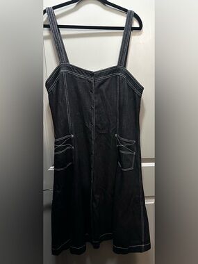 Lauren by Ralph Lauren Size 16 Cotton Denim Dress NWOT